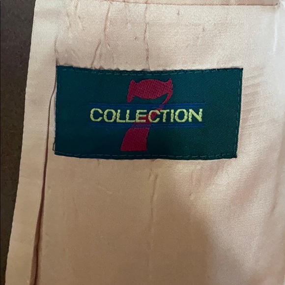 Vintage brown wool sports coat made Ukraine - Picture 4 of 4